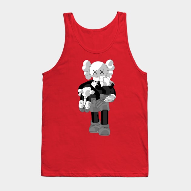 Kaws Design 2 Tank Top by Vidi MusiCartoon